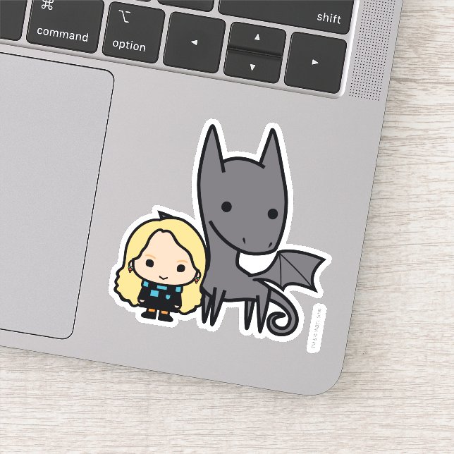 Adesivo Cartoon Thestral e Luna Character Art (Detalhe)