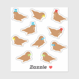 Adesivo Cartoon Walrus