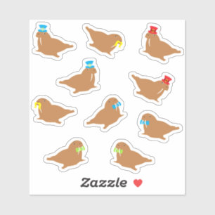 Adesivo Cartoon Walrus