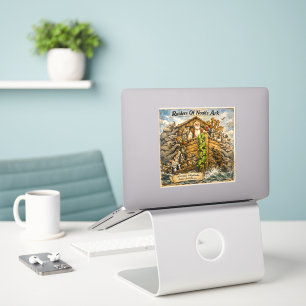 Adesivo Cartoons dos Piratas da Arca de Noé por Rick Londo