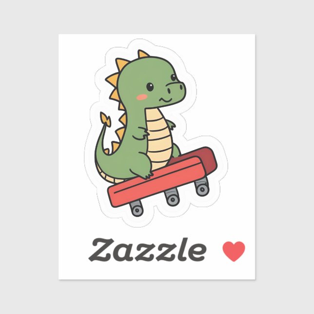 Adesivo Cartucho de emoções jurássicas (Folha)