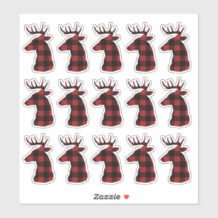 Adesivo Cartuchos Decais Com Reboques De Xadrez Vermelha 1