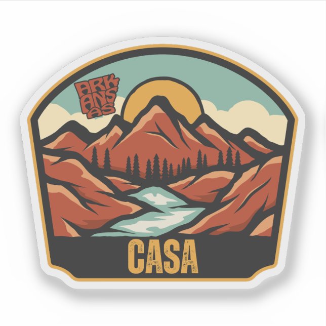 Adesivo Casa, Arkansas  (Frente)