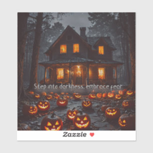 Adesivo Casa Assombrada - Halloween