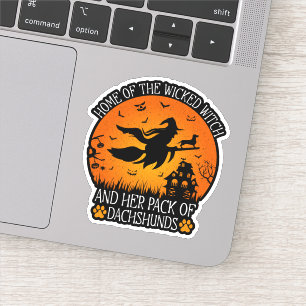 Adesivo Casa Da Bruxa E Seu Pacote De Sacos Legal