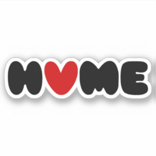 Adesivo Casa É Onde Está O Coração