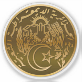 Adesivo Casaco de armas da Argélia