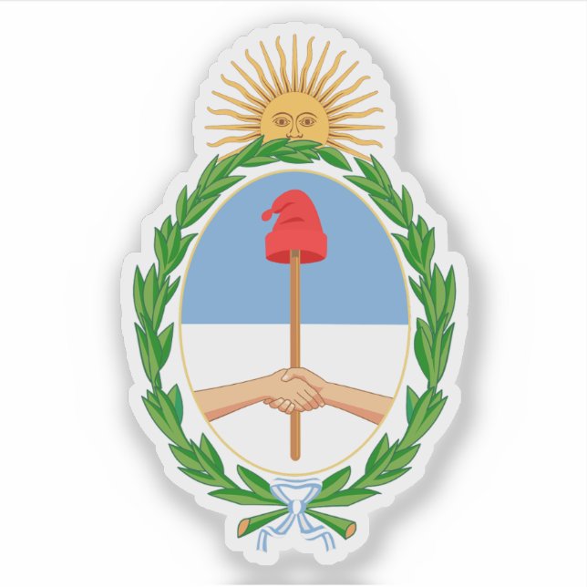 Adesivo Casaco de armas da Argentina (Frente)