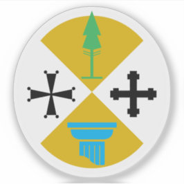 Adesivo Casaco de armas da Calábria, Itália