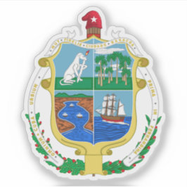 Adesivo Casaco de Armas da Cidade de Baracoa, Cuba