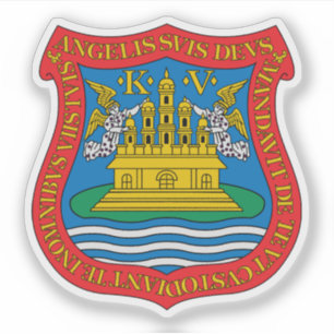 Adesivo Casaco de armas da Cidade de Puebla de Saragoça, M