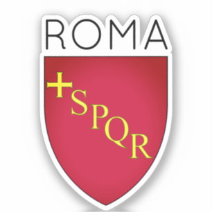 Adesivo Casaco de Armas da cidade de Roma (Sem Coroa), Itá