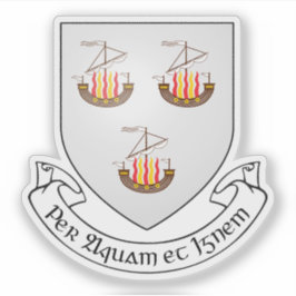 Adesivo Casaco de armas da cidade de Wexford