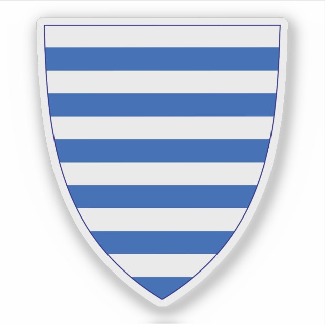 Adesivo Casaco de armas da Commonwealth islandesa (Frente)