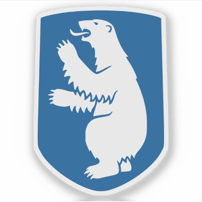 Adesivo Casaco de armas da Gronelândia (Frente)