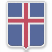 Casaco de armas da Islândia (apenas escudo)