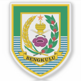 Adesivo Casaco de armas da província de Bengkulu, Indonési