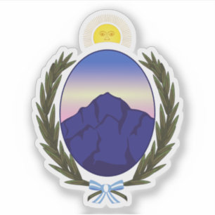 Adesivo Casaco de armas da província de La Rioja, Argentin