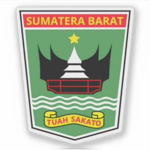 Adesivo Casaco de armas da província de Sumatra Ocidental,
