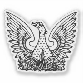 Adesivo Casaco de armas da República Helênica (1973-1974)