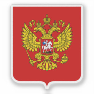 Adesivo Casaco de armas da Rússia (Federação Russa)