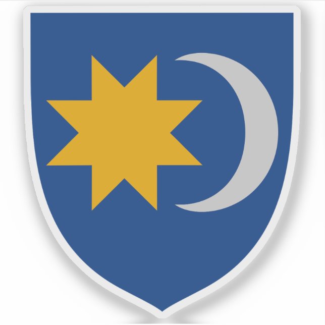 Adesivo Casaco de armas da Terra Szekely, Szeklerland (Rom (Frente)