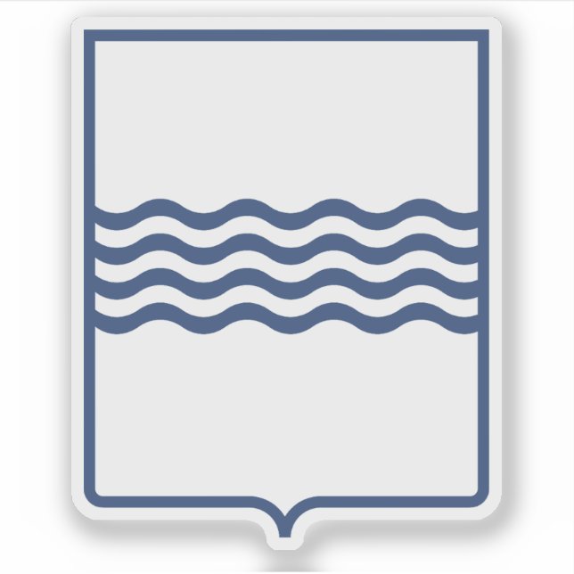 Adesivo Casaco de armas de Basilicata, Itália (Frente)