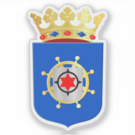 Adesivo Casaco de armas de Bonaire, ilha Caribe neerlandes