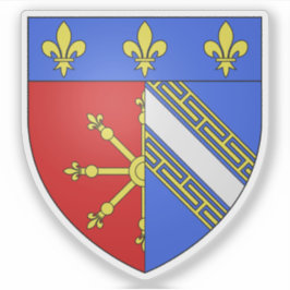 Adesivo Casaco de armas de Chaumont, Haute-Marne, Grand Es