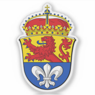 Adesivo Casaco de armas de Darmstadt, Alemanha