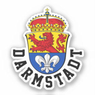 Adesivo Casaco de Armas de Darmstadt, Alemanha