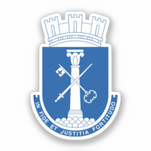 Adesivo Casaco de Armas de Drammen, Noruega