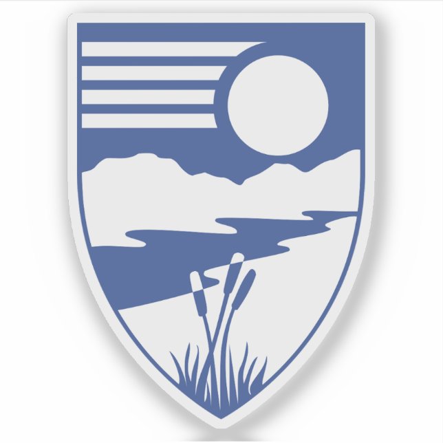 Adesivo Casaco de armas de Eyjafjarðarsveit, Islândia (Frente)