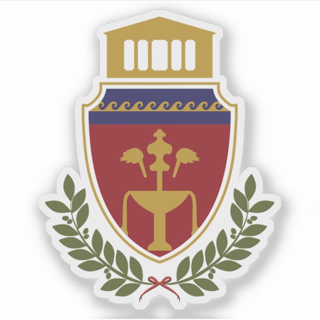 Adesivo Casaco de armas de Fier, Albânia (Frente)