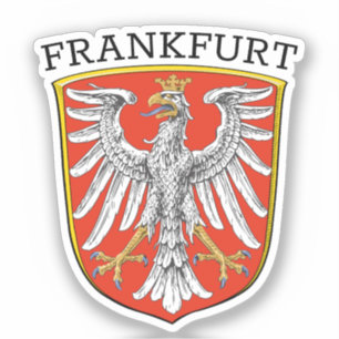 Adesivo Casaco de Armas de Frankfurt - ALEMANHA