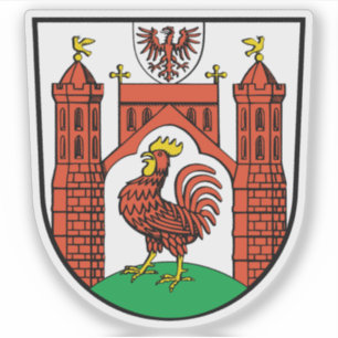 Adesivo Casaco de armas de Frankfurt an der Oder, Alemanha