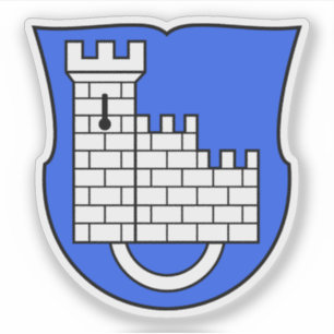 Adesivo Casaco de armas de Friburgo (Freiburg), Suiça