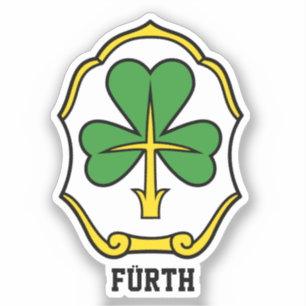 Adesivo Casaco de Armas de Fürth, Alemanha