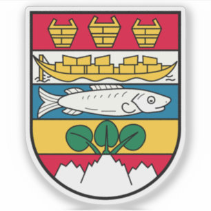 Adesivo Casaco de armas de Gmunden, Áustria
