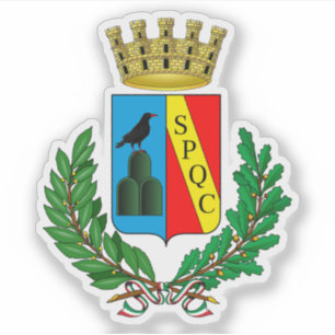 Adesivo Casaco de armas de Guidonia Montecelio, Itália