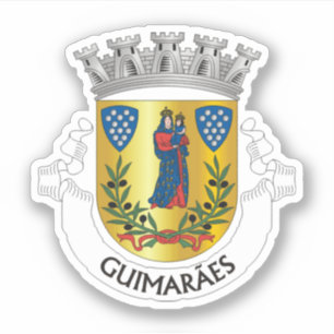 Adesivo Casaco de Armas de Guimarães, Portugal