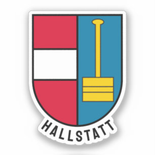 Adesivo Casaco de Armas de Hallstatt - ÁUSTRIA