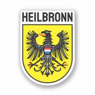 Adesivo Casaco de Armas de Heilbronn, Alemanha