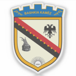 Adesivo Casaco de armas de Kamëz, Albânia