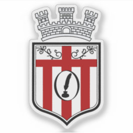 Adesivo Casaco de armas de Korçë, Albânia