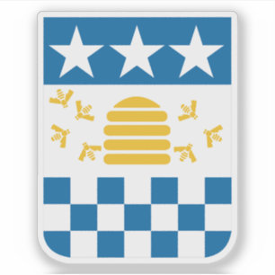 Adesivo Casaco de armas de La Chaux-de-Fonds, Suiça