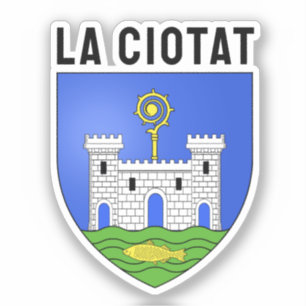 Adesivo Casaco de armas de La Ciotat - França