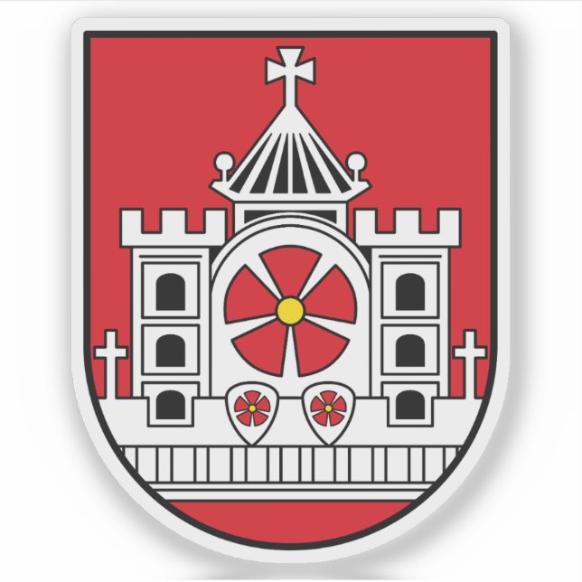 Adesivo Casaco de armas de Landcale, Alemanha (Frente)