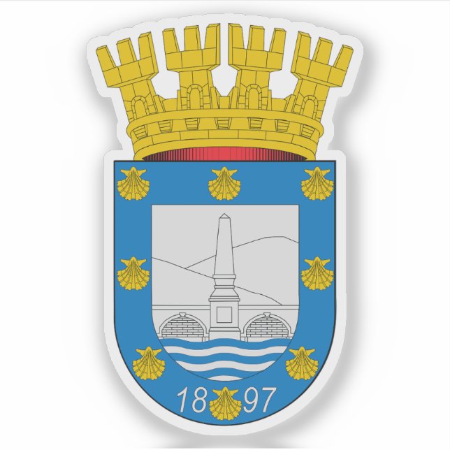 Adesivo Casaco de armas de Providência, Chile (Frente)