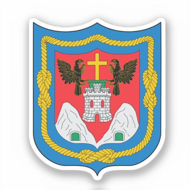 Adesivo Casaco de Armas de Quito, Equador (Frente)